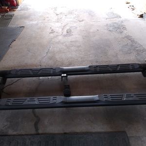 Toyota running boards. Only used for about a month